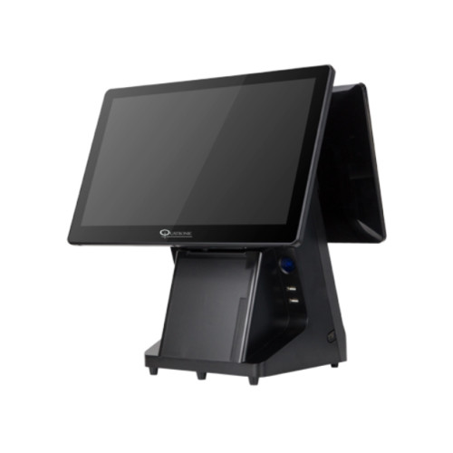 QUATRONIC DEX1561-D / 14 Quatronic DEX1561-D Dokunmatik POS Terminali – 15.6" + 14" Çift Ekran